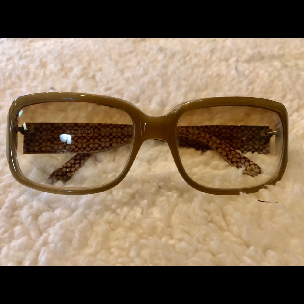 COACH Sunglasses Neutral/Beige color